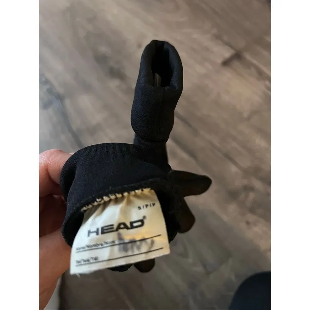 HEAD Kids’ Touchscreen Gloves - BLACK Heather winter layer size Small